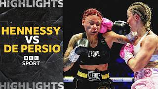 Hennessy retains bantamweight belt 🥊 | Francesca Hennessy v Aurora De Persio | Boxing Highlights
