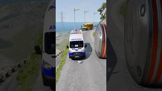 Download lagu Cars & School Bus vs Giant Pit Bollards Crash #4 - BeamNG.Drive mp3
