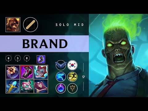 Brand Mid vs Twisted Fate - KR Diamond Patch 26.02