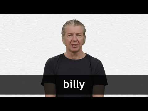 How to pronounce BILLY in American English