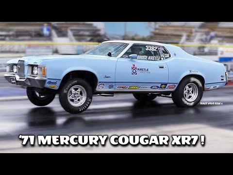 '71 MERCURY COUGAR XR7! 351CI CLEVELAND! FACTORY STOCK ELIMINATOR! BYRON DRAGWAY!