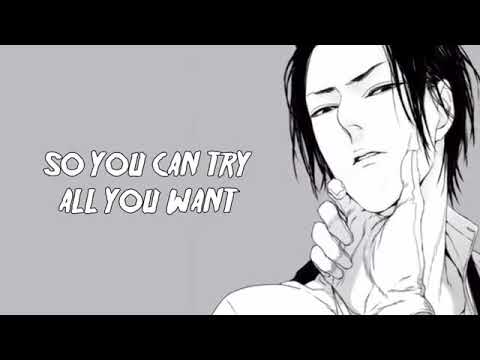 Nightcore - IDGAF (Male version) (Lyrics)