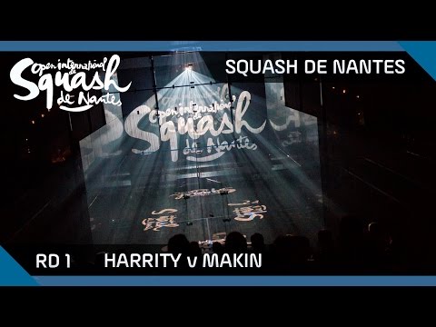 Squash: Harrity v Makin - Squash de Nantes - Rd 1 Highlights