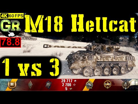 79_World of Tanks M18 Hellcat WoT Replay - 8 Kills 3.3K DMG(Patch 1.4.0)