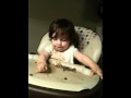 Ava Eating Stir Fry