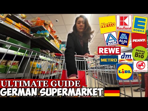 German Supermarkets Explained! |  Ultimate Guide to Germany Grocery Shopping