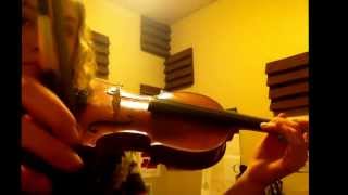 YES audition Excerpt No. 1, Sinfonia in D - violin practice video