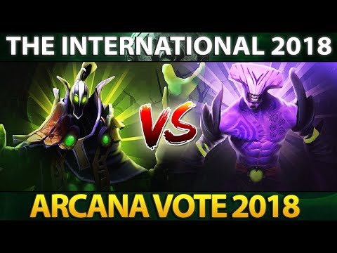 #TI8 Arcana Vote Winner Revealed! RUBICK vs VOID - Dota 2 The International 2018
