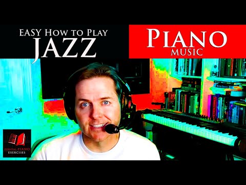 Easy Jazz Piano Left Hand Patterns for jazz piano improv by Jerald Simon - Essential Piano Exercises