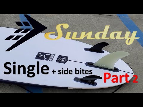 Firewire Machado Sunday Surfboard Review Part 2 - Single Fin with side bites