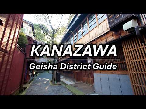 [Kanazawa Japan] Geisha District Guide by Locals | Must Visit KAZUEMACHI!