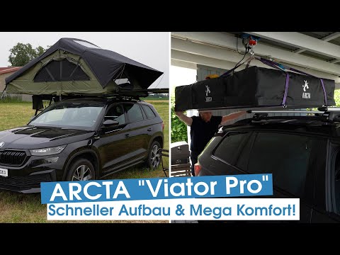 ARCTA Dachzelt „Viator Pro“ & Markise „Classic Shade“ – Kompakt, riesig & in Minuten aufgebaut!
