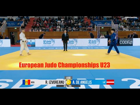 Radu IZVOREANU (MAD) v Anthony DE ANGELIS (LAT) -66KG Final [ European Judo Championships U23 ]