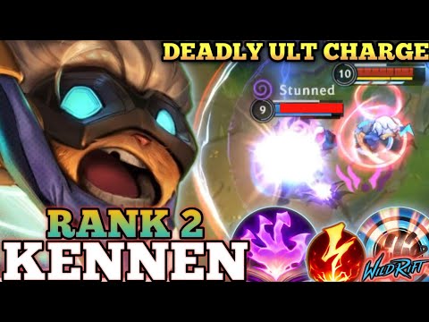 KENNEN DEADLY ULT CHARGE CONTROL! BEST MVP BUILD - TOP 2 GLOBAL KENNEN BY Tuyết Băng Băng- WILD RIFT
