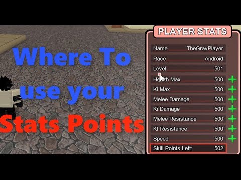Where to add your Points Stats | Dragon Ball Z Final Stand