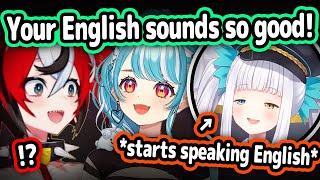 JP Vtubers' Reaction To Bae Speaking English and Bae's Reaction To Mea Getting Jealous【Hololive】