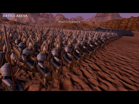 Minas Tirith Citadel Guards vs Spartans  | Ultimate Epic Battle Simulator | UEBS