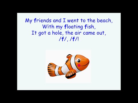 Jolly Phonics /f/ - Sound, Song, Vocabulary and Blending