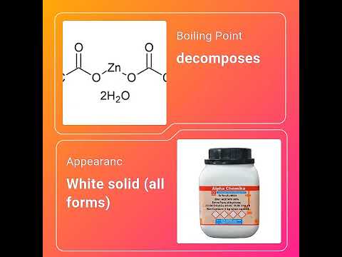 Zinc Acetate Dihydrate