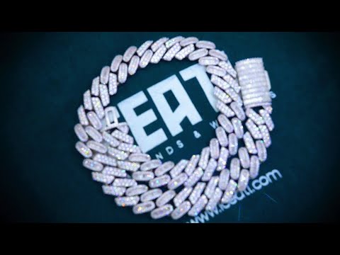 ICEATL REVIEW - Men's 20MM Moissanite Baguette Cuban Link Chain - 925 Silver & 14K White Gold