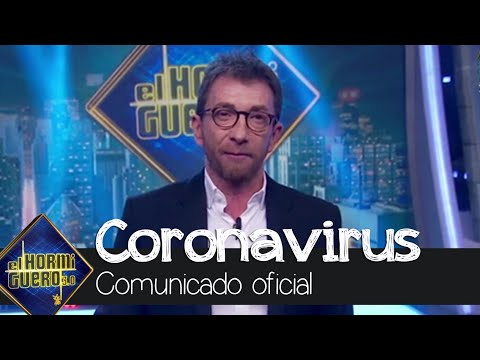 El comunicado de Pablo Motos sobre el coronavirus - El Hormiguero 3.0