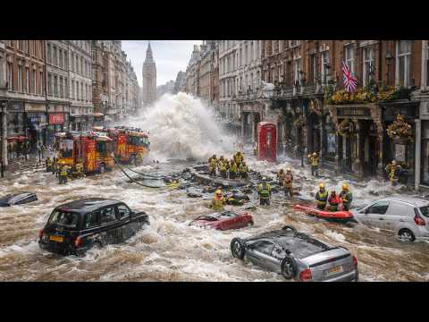5 minutes ago, Chaos in London! The England capital was Sink by severe flood