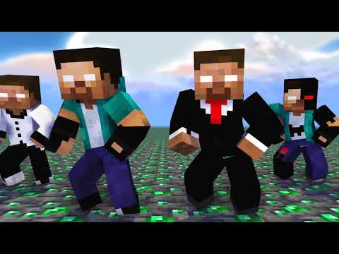 MONSTER SCHOOL : DUN DUN DANCE HEROBRINE BROTHERS - MINECRAFT ANIMATION