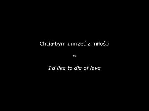 Myslovitz - Chciałbym umrzeć z miłości (polish/english lyrics)