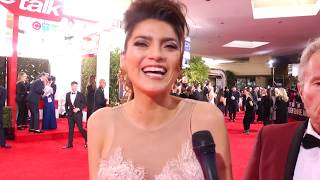Blanca Blanco & John Savage at the 77th Golden Globes video