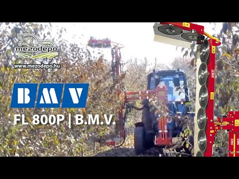 BMV FL800PC metsző gép akár jéghálóval ellátott gyümölcsösbe