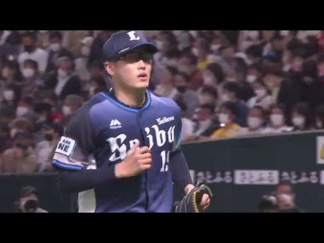 【6回裏】ライオンズ・佐藤隼輔 自己最長の6回を投げ1失点の好投を見せる!! 2022年4月26日 福岡ソフトバンクホークス 対 埼玉西武ライオンズ
