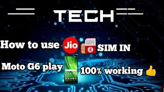 Download lagu How to use Jio sim in Moto G6 play @technicalyousuf mp3