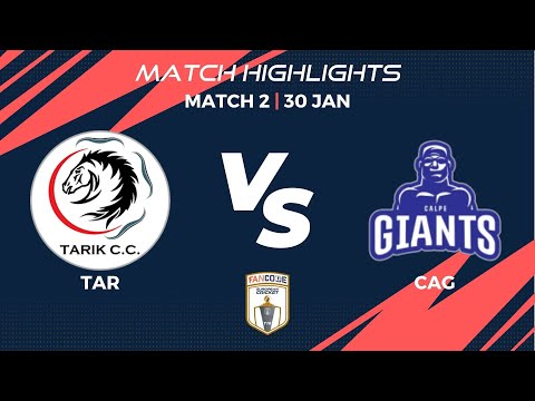 Match 2 - TAR vs CAG | Highlights | Fancode European T10 Gibraltar | Gibraltar 2022 | ETT22.002