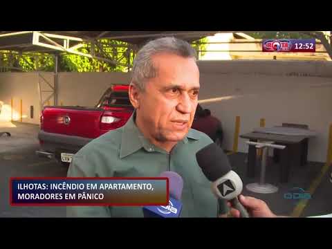 ROTA DO DIA 07 10  InceÌ‚ndio em apartamento no bairro Ilhotas