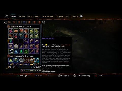 #Neverwinter - Level 80 Dark Elf Rogue / Bottled Terror Lure (Xbox One)