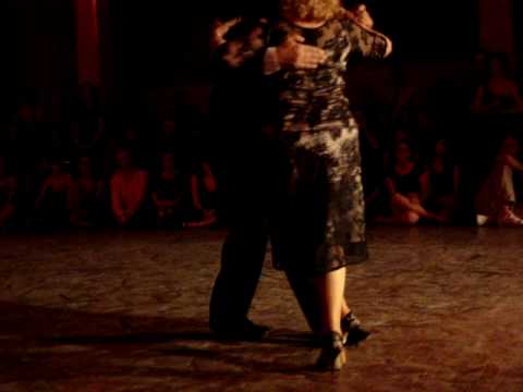  Carlos Perez  and  Rosa Forte  are  dancing  to  a  tango