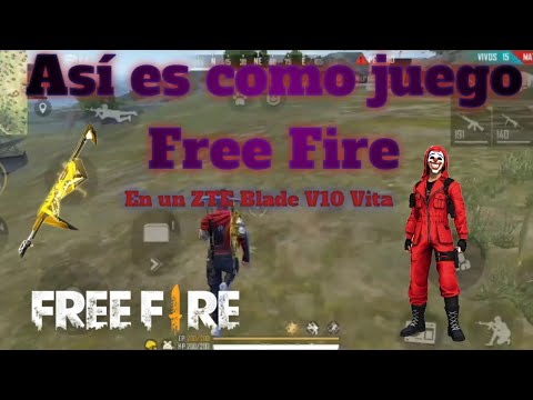 "Así es como juego Free Fire en mi ZTE Blade V10 Vita"