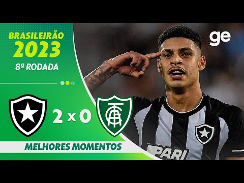 Gols e lances de Botafogo x América-MG