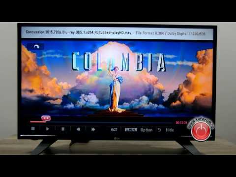 REVIEW TV LG 32LH500D - Media player test