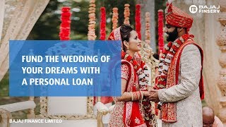 Fund the wedding of your dreams with a personal loan
