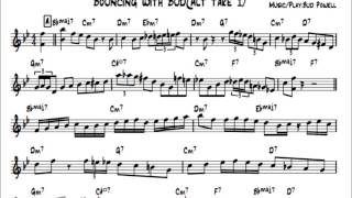 Bouncing with Bud(Alt.Take1)/Bud Powell's Solo Transcription
