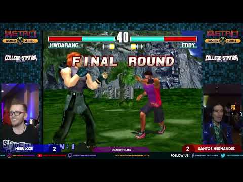 Nebuloze vs Santos Hernandez (Grand Finals) - Tekken 3 (PS2) - College Station Comic Con 2023