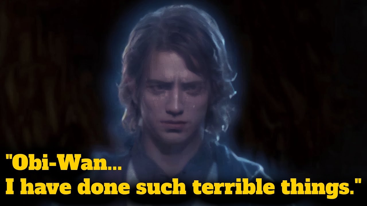 Anakin Faces Obi-Wan in the Force after his Death [Canon]
