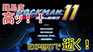 #1【ロックマン11】EXPERTが難しすぎてネジ集めに逃げる男