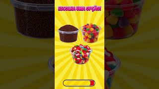 MONTE SEU AÇAÍ PERFEITO DO ZERO! #quiz #comida #shorts