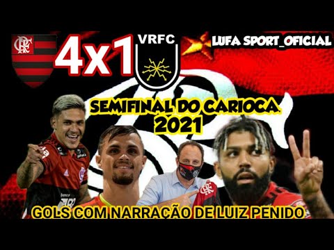 Flamengo 4x1 Volta Redonda | Gols com narração de (Luiz Penido)gabigol duas vezes, golaço de Michael
