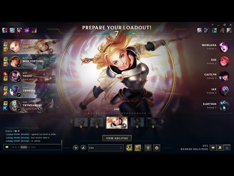 League of Legends: support Lux with adc Miss Fortune - Game 37