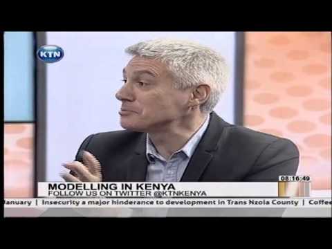 Modelling in Kenya with Lionel Dejean and model Ajuma