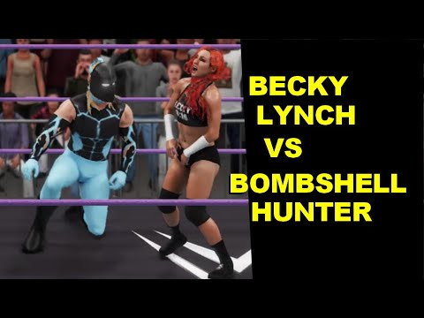 WWE 2K18 Becky Lynch vs Bombshell Hunter - Mixed Knockout Match