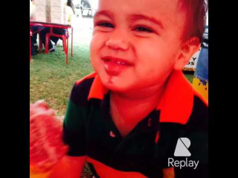 Genaro's first icecream